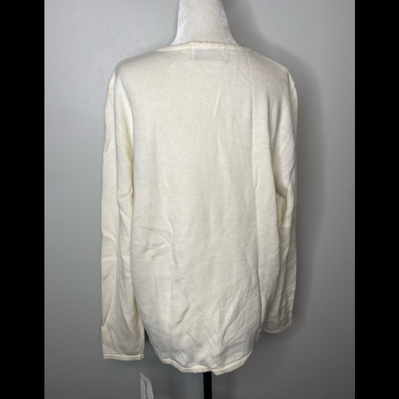 NWT Alfred Dunner Vintage Farm Cottagecore Sweater - Picture 3 of 8